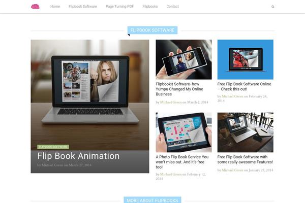 Nano theme site design template sample