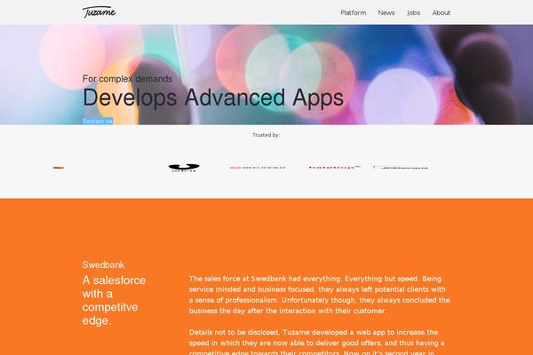Vela theme site design template sample