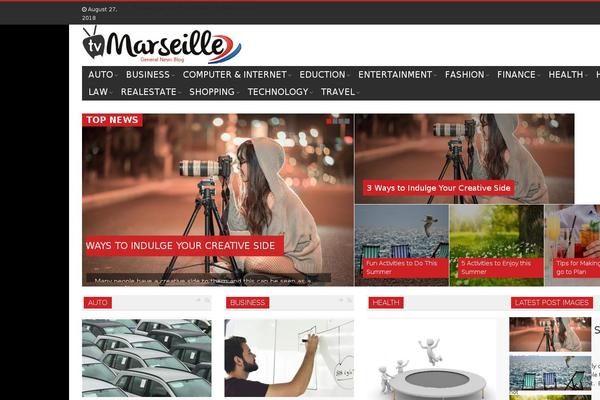 StarMag theme site design template sample