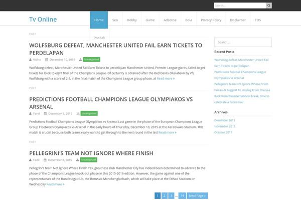 Sark Press theme site design template sample