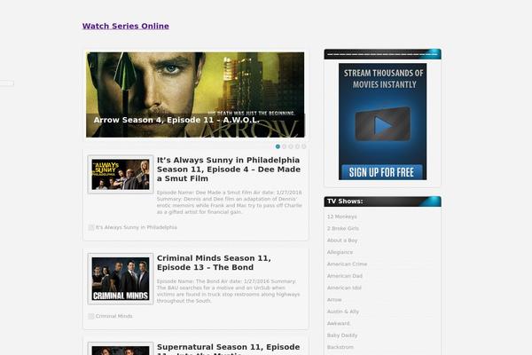 Amphion Lite theme site design template sample