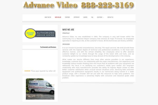 Site using Information Reel plugin