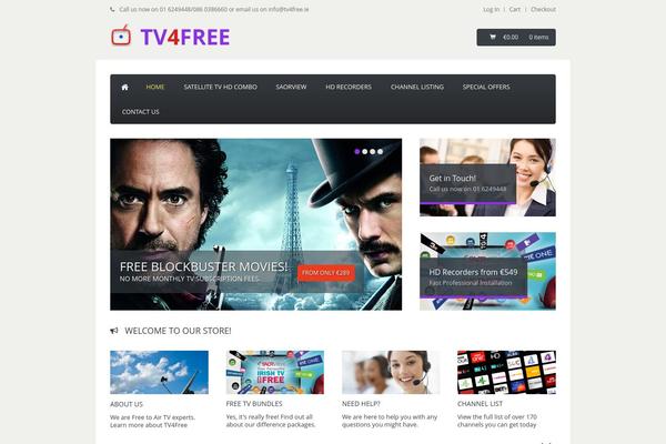 Proffet theme site design template sample