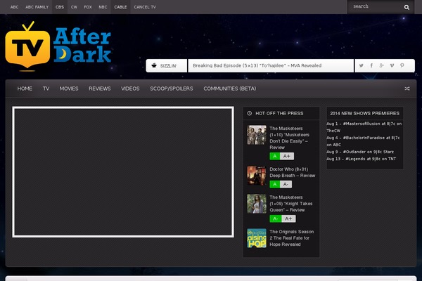 Flavor theme site design template sample