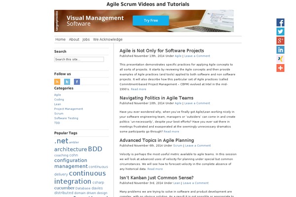 Site using Flash Video Player plugin