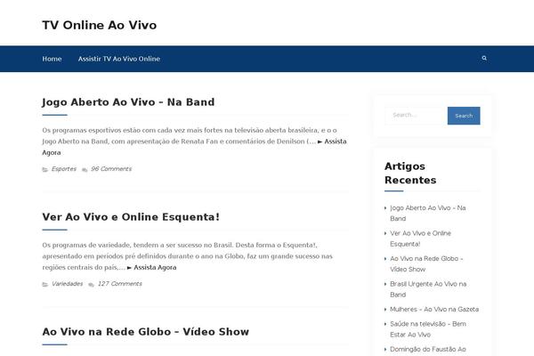 BlogoLife theme site design template sample