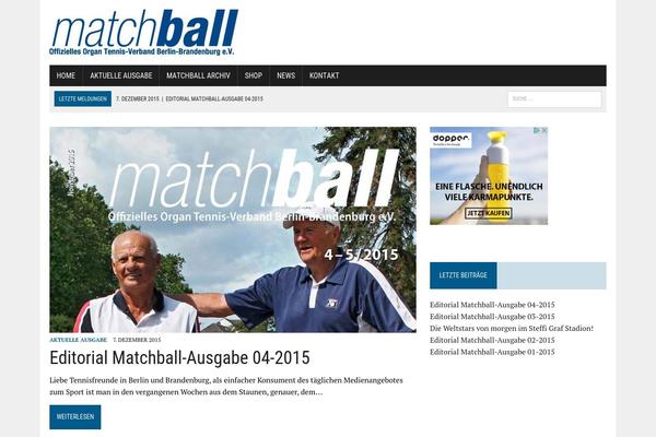 MH Newsdesk theme site design template sample