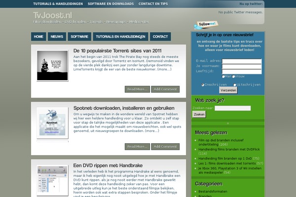 Site using Flash Video Player plugin