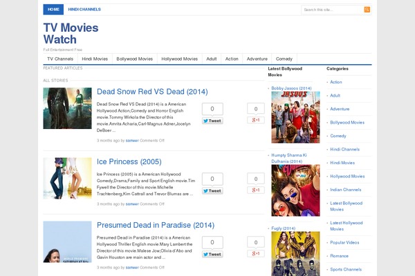 Freshlife theme site design template sample