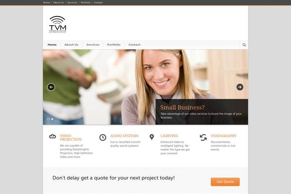 Modernize v3 theme site design template sample
