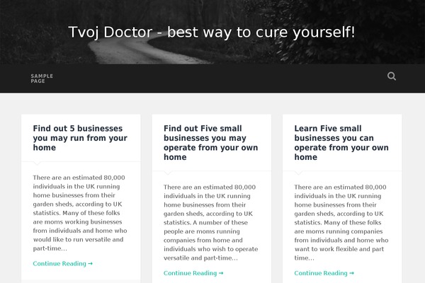 Baskerville theme site design template sample