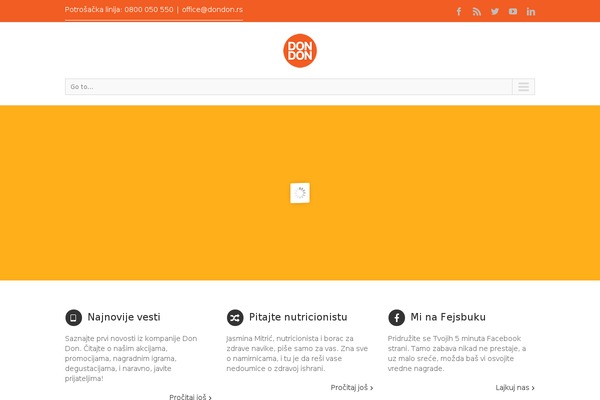 tvojih5minuta.rs site used Dondon-wp