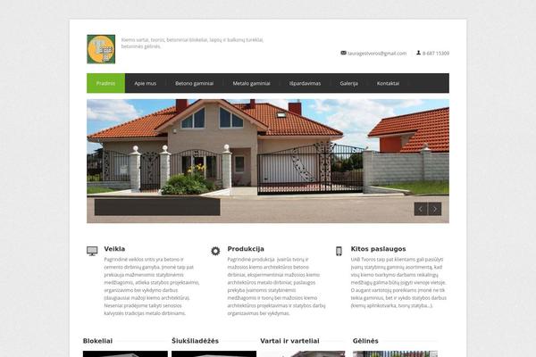 Centum theme site design template sample