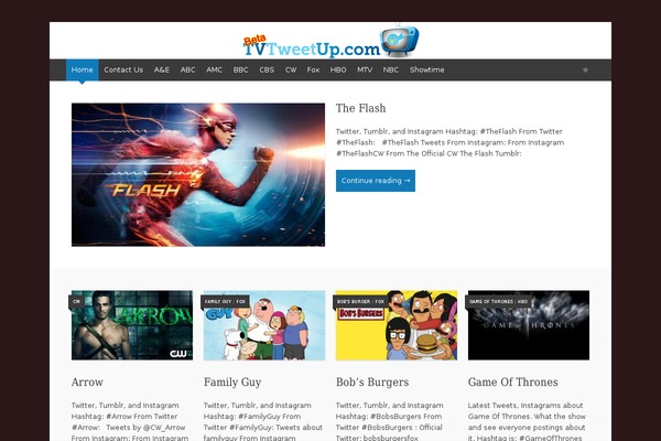tvtweetup.com site used Expound