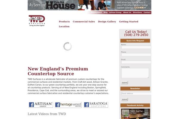 twdsurfaces.com site used Twd