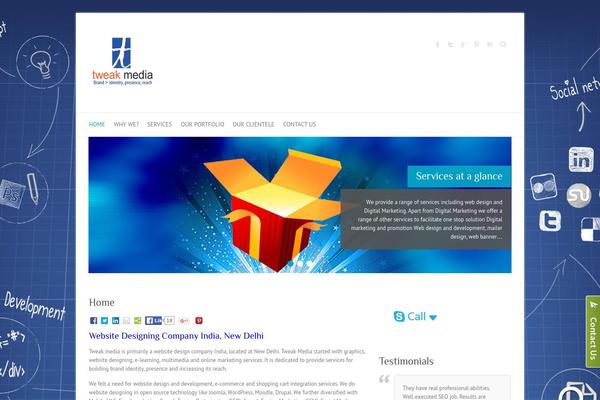 Attitude theme site design template sample