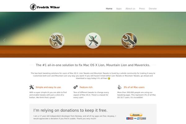 Grizzly theme site design template sample