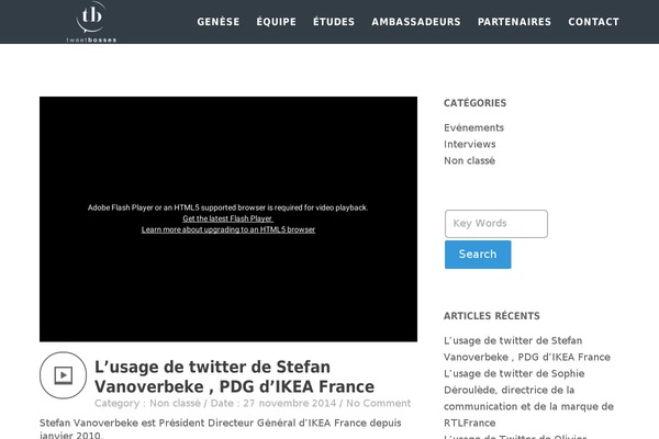 tweetbosses.com site used Hypertext