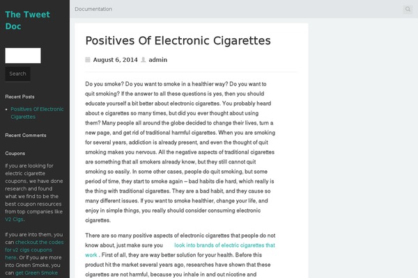 Hudson theme site design template sample