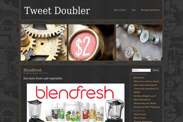 Steampunk theme site design template sample
