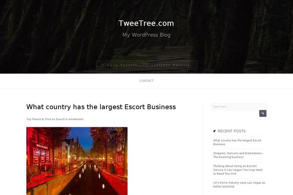 Treeson theme site design template sample