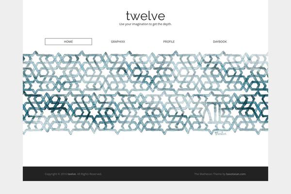 Matheson theme site design template sample