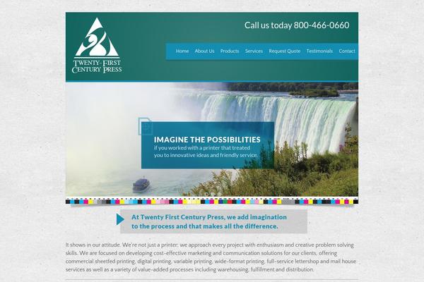 Bones theme site design template sample