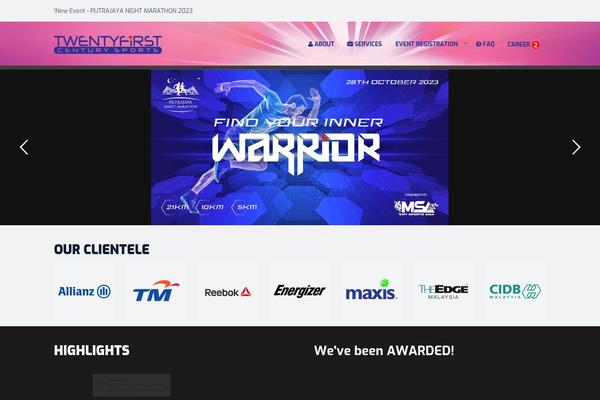 Site using Wpmegaintro plugin