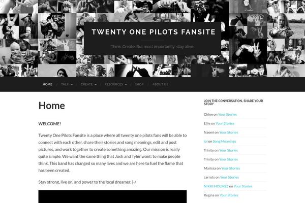 Site using Crafty Social Buttons plugin