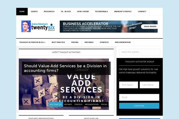 News Pro theme site design template sample