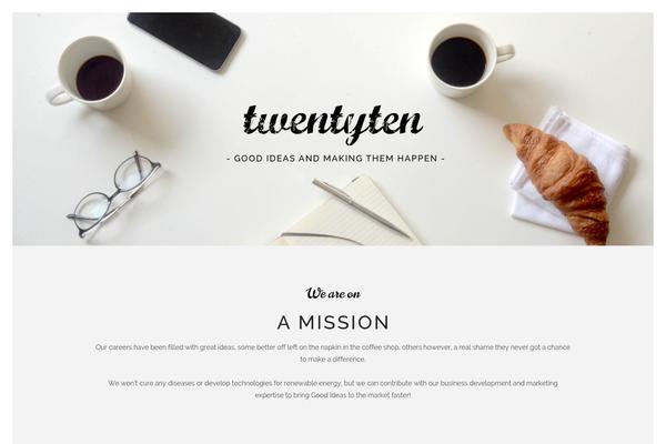 Borderland theme site design template sample