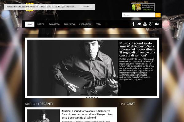 Soundwave theme site design template sample