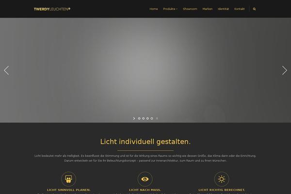 Camyno theme site design template sample