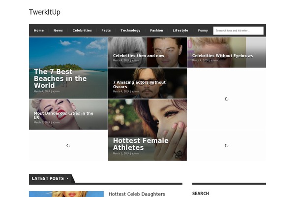 Extranews theme site design template sample