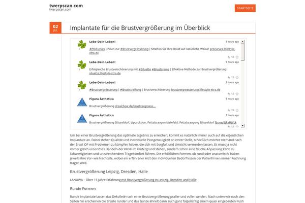 Site using Fetch Tweets plugin