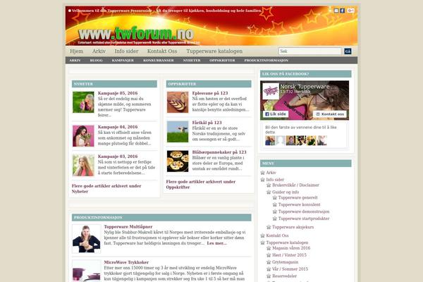 WordPress website example screenshot