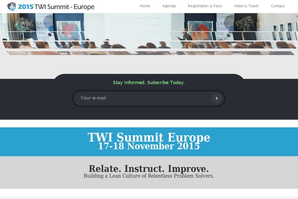 Infine theme site design template sample