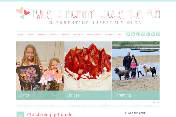 Chamomile theme site design template sample