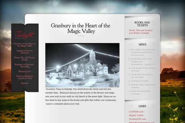 Memoir theme site design template sample