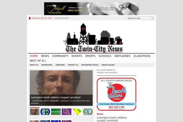 Advanced Newspaper theme site design template sample