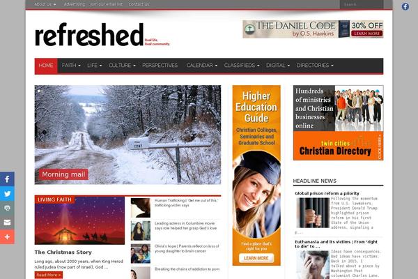 Site using Addthis-smart-layers plugin