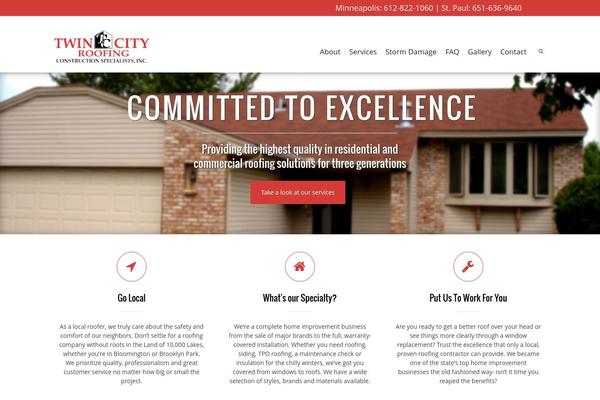 Dante theme site design template sample