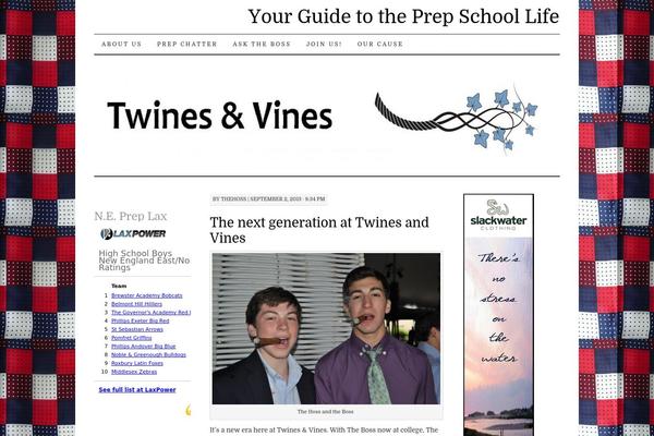 twinesandvines.com site used Pilcrow