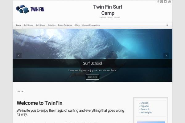 evolve theme site design template sample