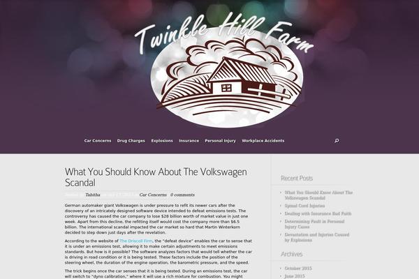 Nova theme site design template sample