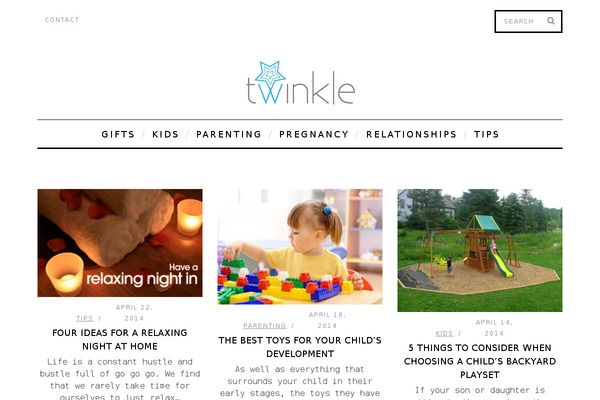 Simplemag theme site design template sample