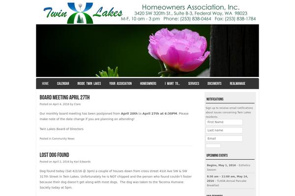 Striker theme site design template sample