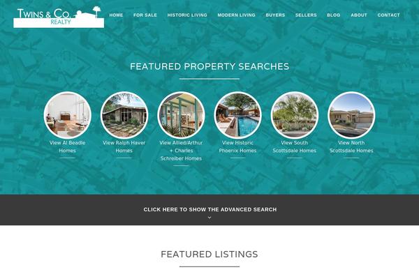 Site using FlexIDX Home Search plugin