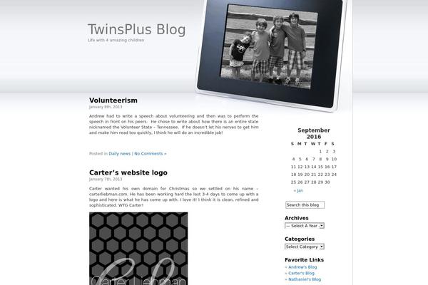 Esther theme site design template sample