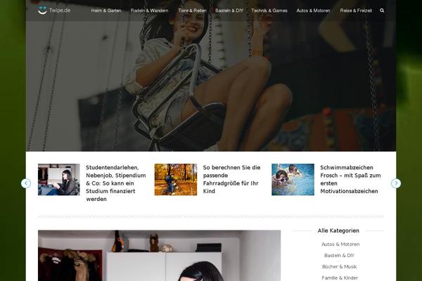 Sidewalk theme site design template sample